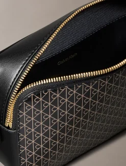 Crossbody tas met all-over embleemlogo