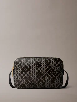 Crossbody tas met all-over embleemlogo
