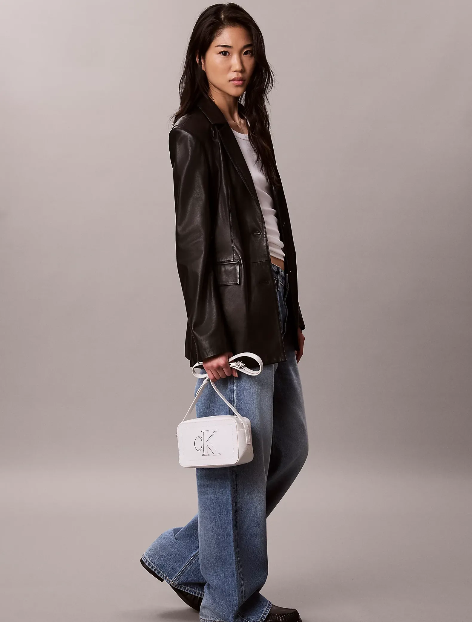 Crossbody tas met kenmerkend monogram