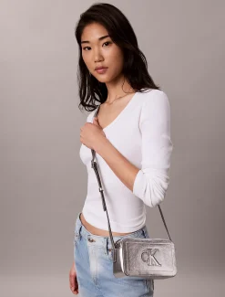 Crossover tas met metallic logo