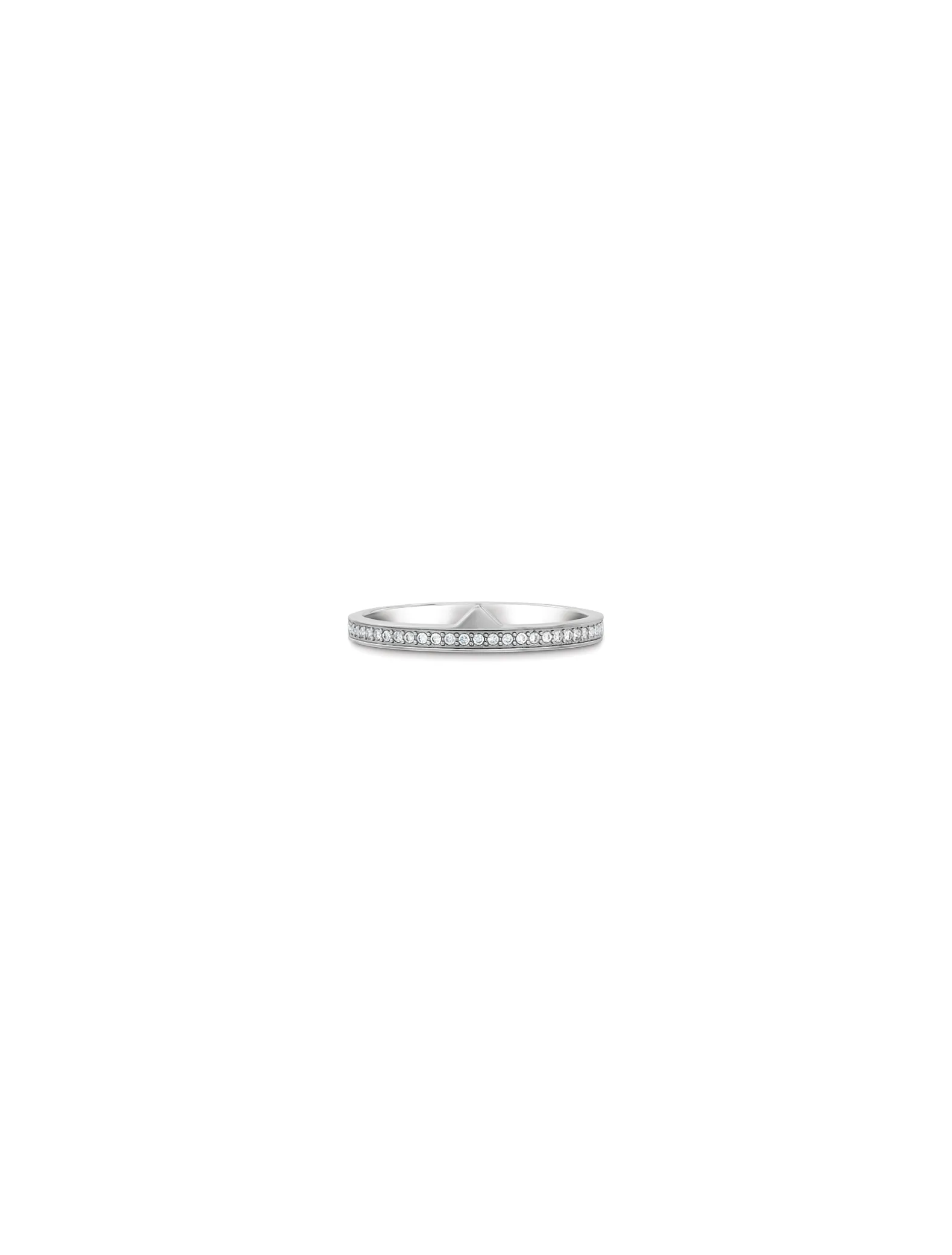 2-delige cadeauset met ringen versierd met kristallen