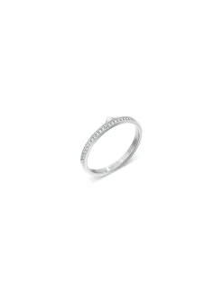 2-delige cadeauset met ringen versierd met kristallen