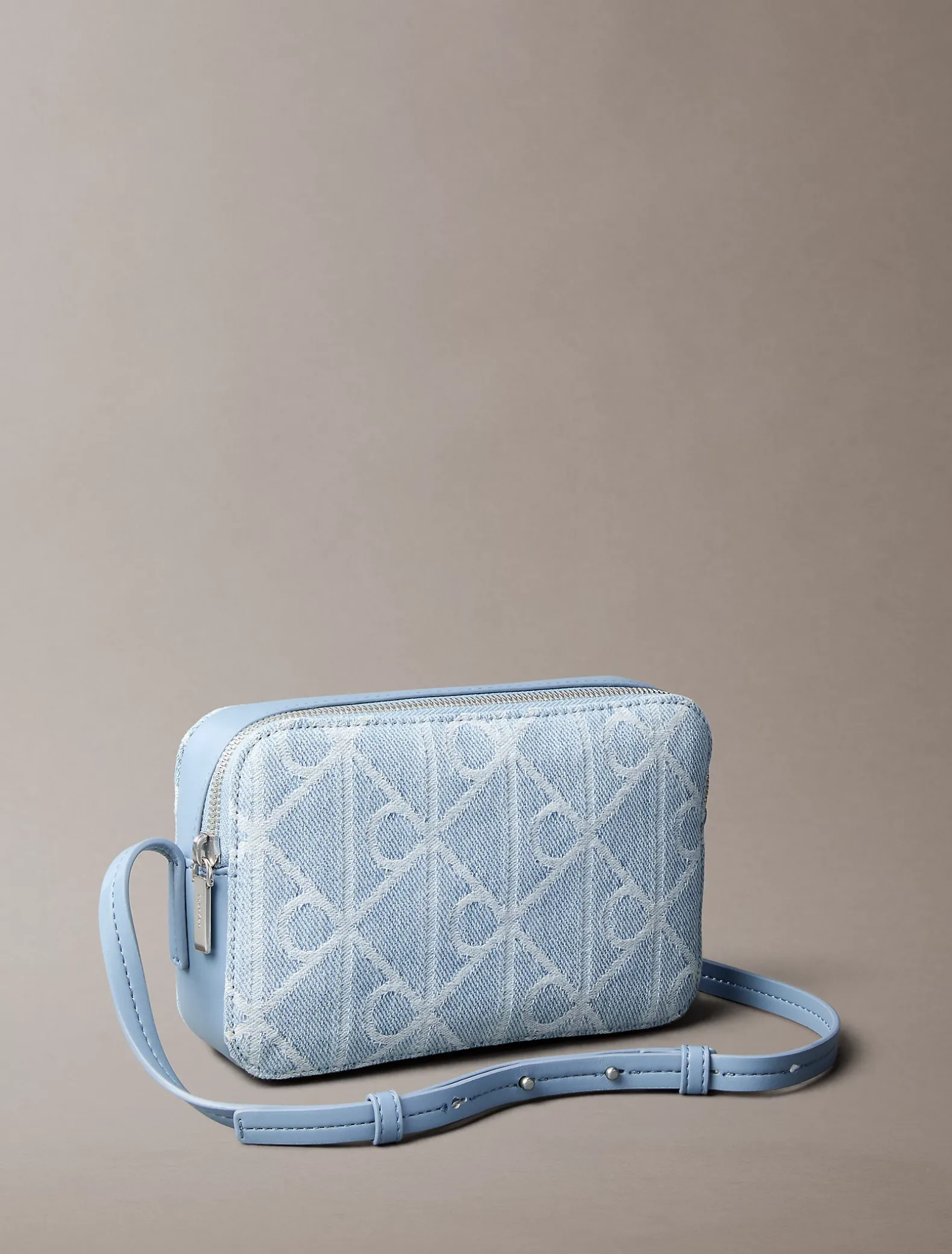 Denim all-over embleemlogo cameratas