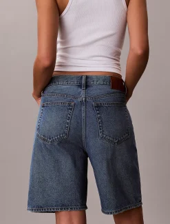 Denim bermuda korte broek