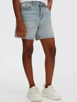Denim bermuda korte broek