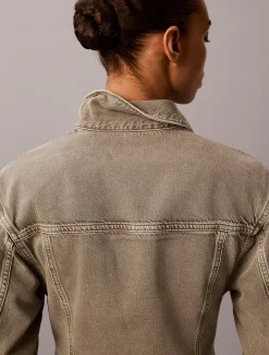 Denimjasje met getailleerde pasvorm
