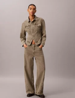 Denimjasje met getailleerde pasvorm