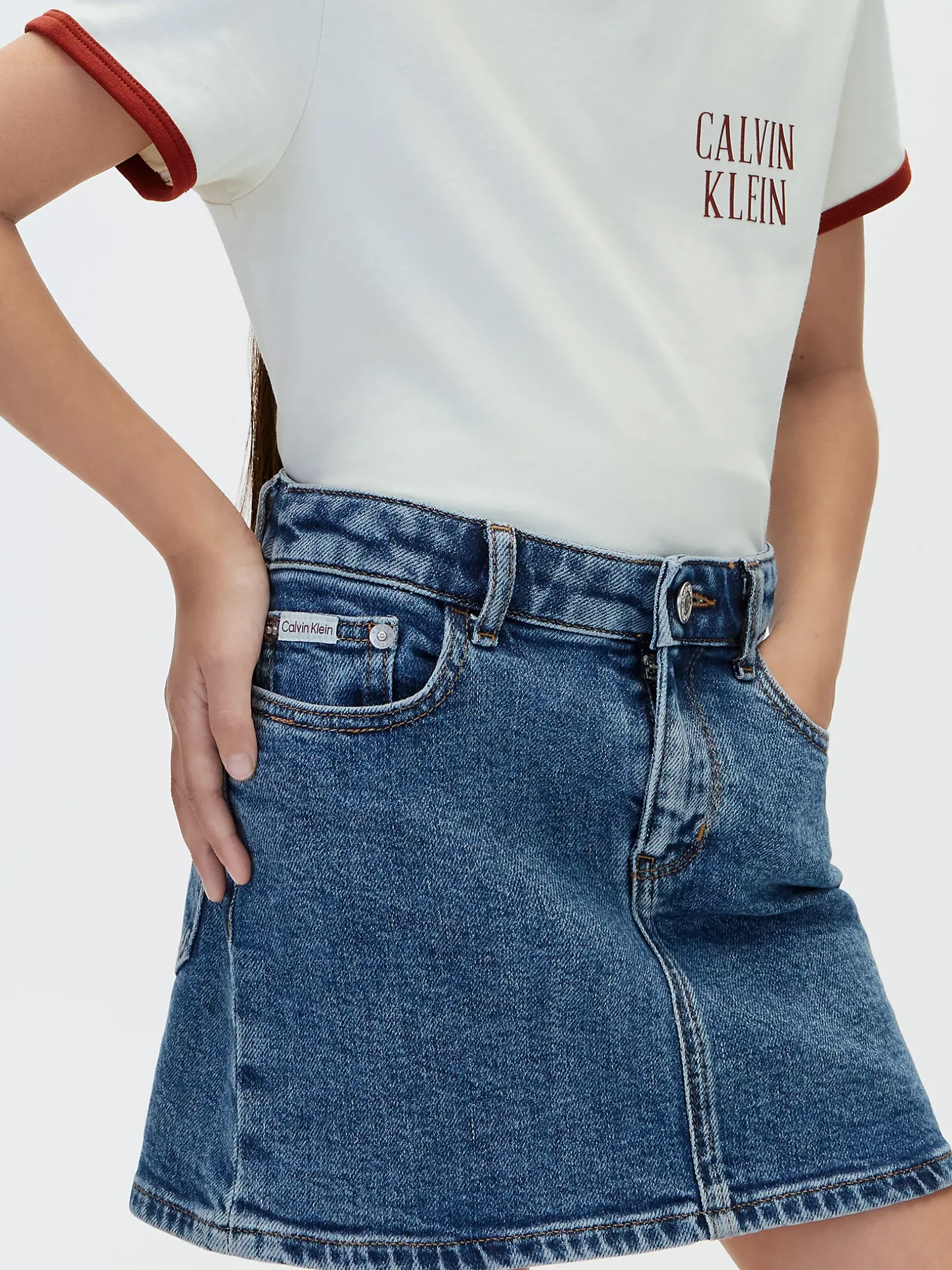 Denim kinderrok