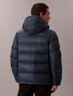 Donzen pufferjack met capuchon
