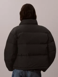 Donzen pufferjack met logo
