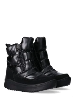 Doorgestikte waterdichte snowboots met rits voor kinderen