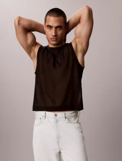 Doorzichtige mesh tanktop - Pride
