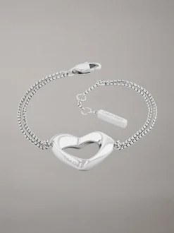 Dubbele kettingarmband met hart