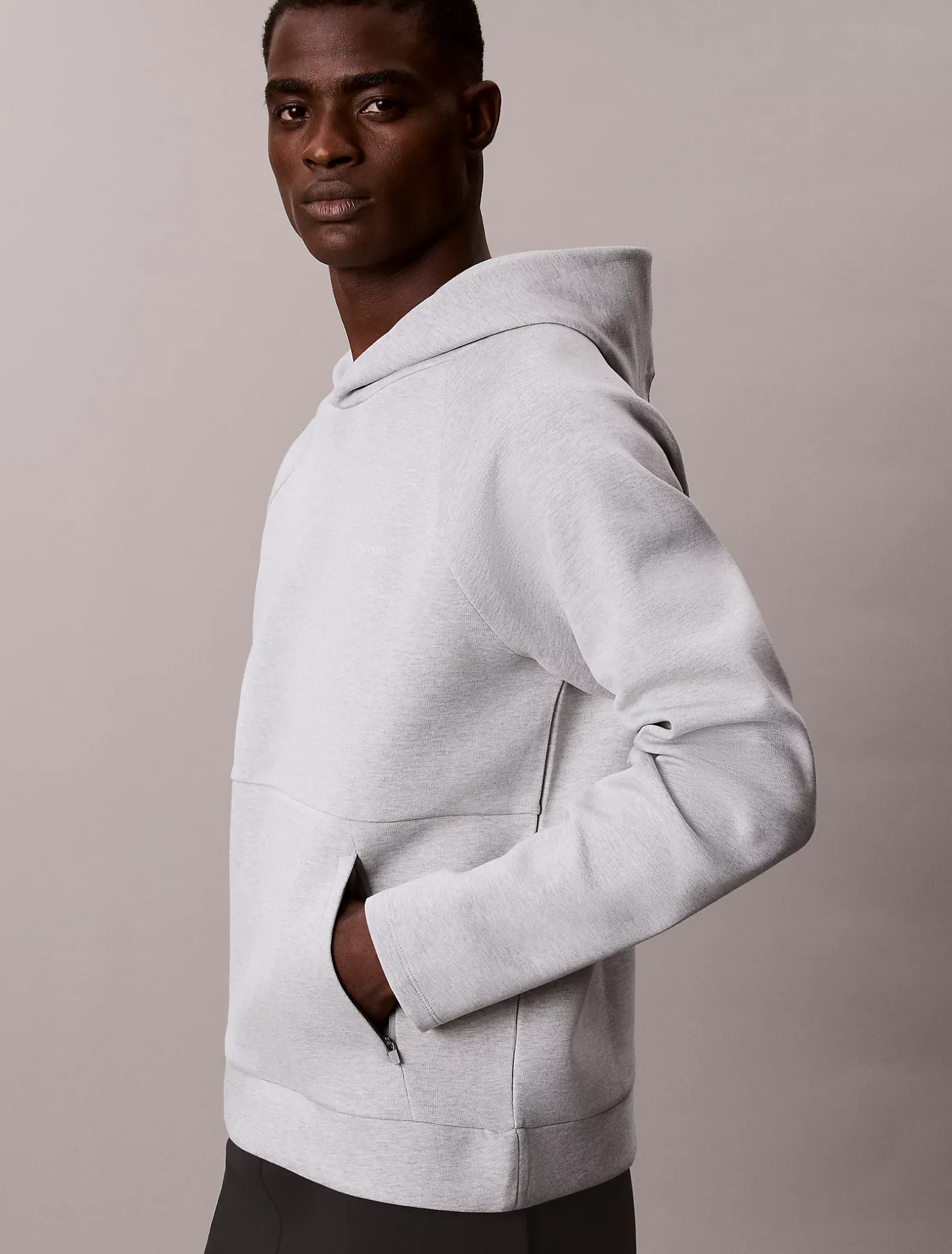 Dubbelgebreide performance hoodie