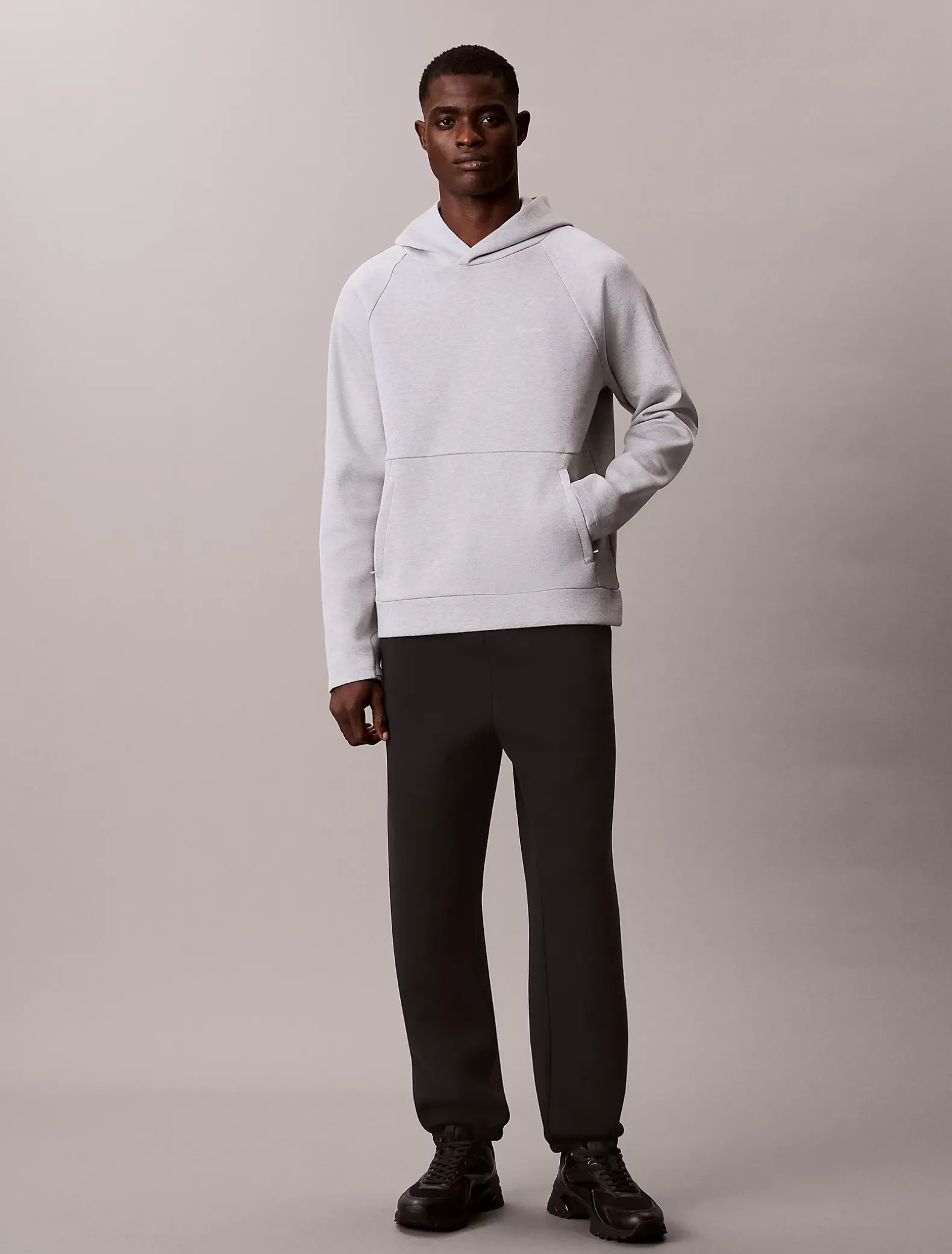Dubbelgebreide performance hoodie