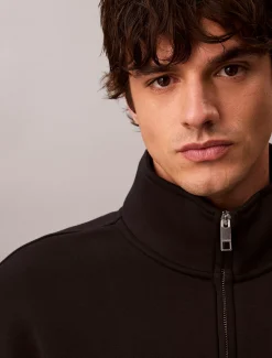 Dubbelgebreid jersey jasje met ritssluiting