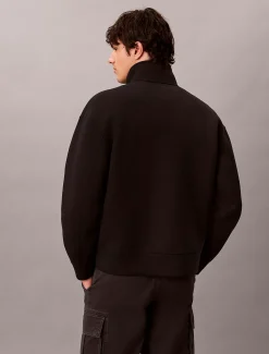 Dubbelgebreid jersey jasje met ritssluiting