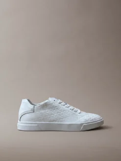 Duurzame grove sneakers met logo en tractie