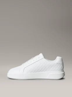 Duurzame grove sneakers met logo en tractie
