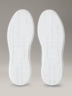 Duurzame grove sneakers met logo en tractie
