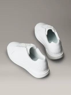 Duurzame grove sneakers met logo en tractie