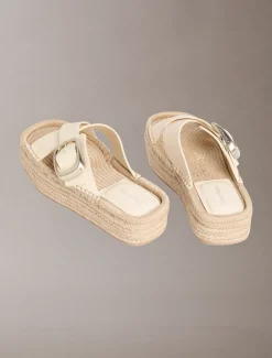 Ebeth - Espadrilles sandalen met plateauzool