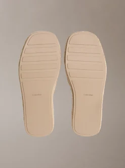 Ebeth - Espadrilles sliders met plateauzool