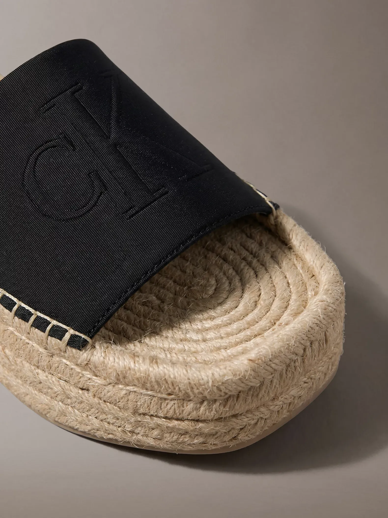 Ebeth - Espadrilles sliders met plateauzool