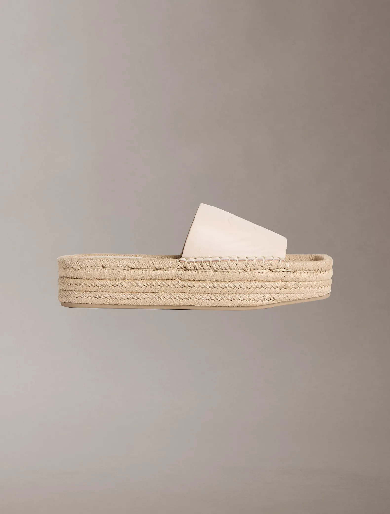 Ebeth - Espadrilles sliders met plateauzool