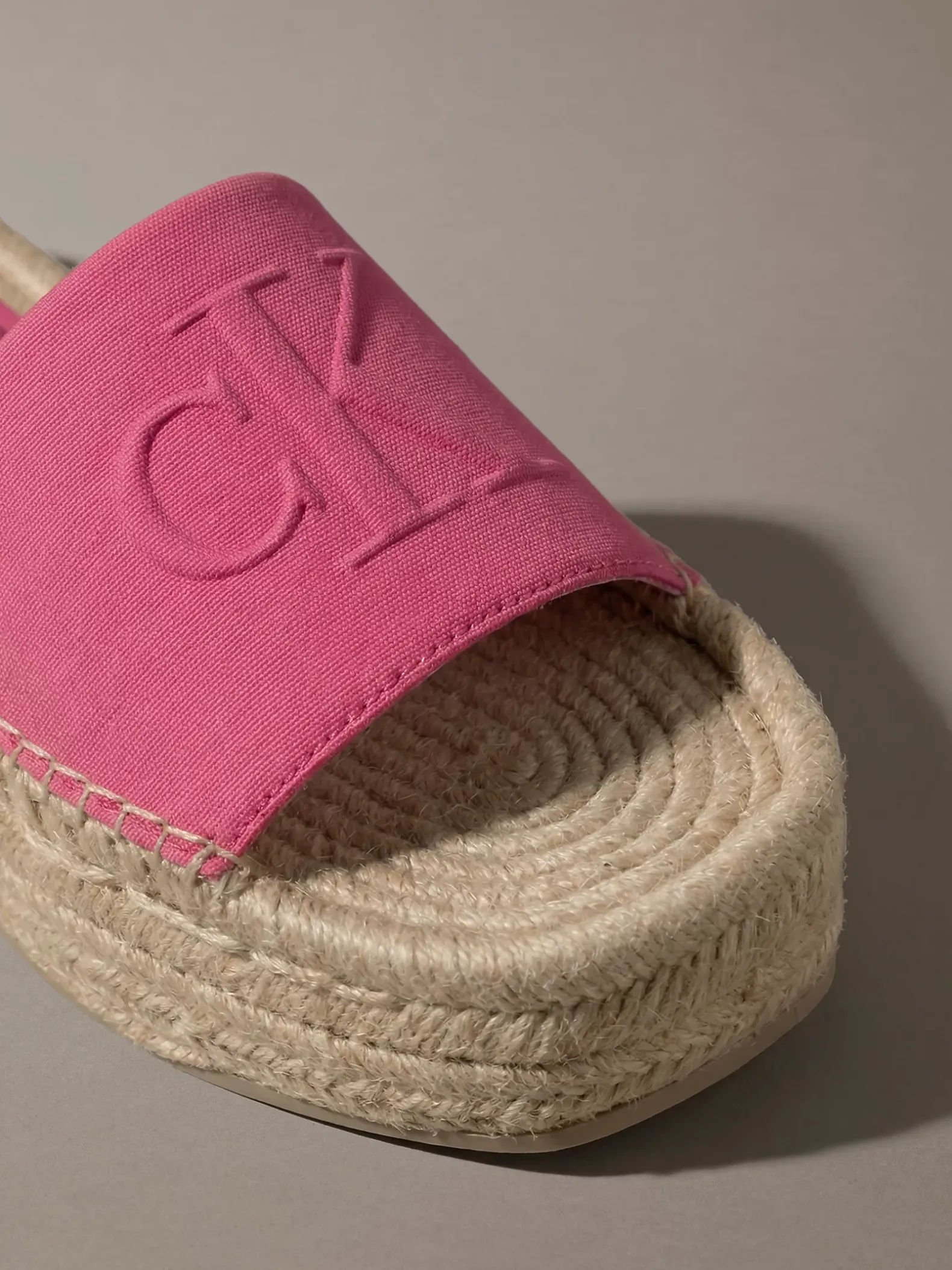 Ebeth - Espadrilles sliders met plateauzool