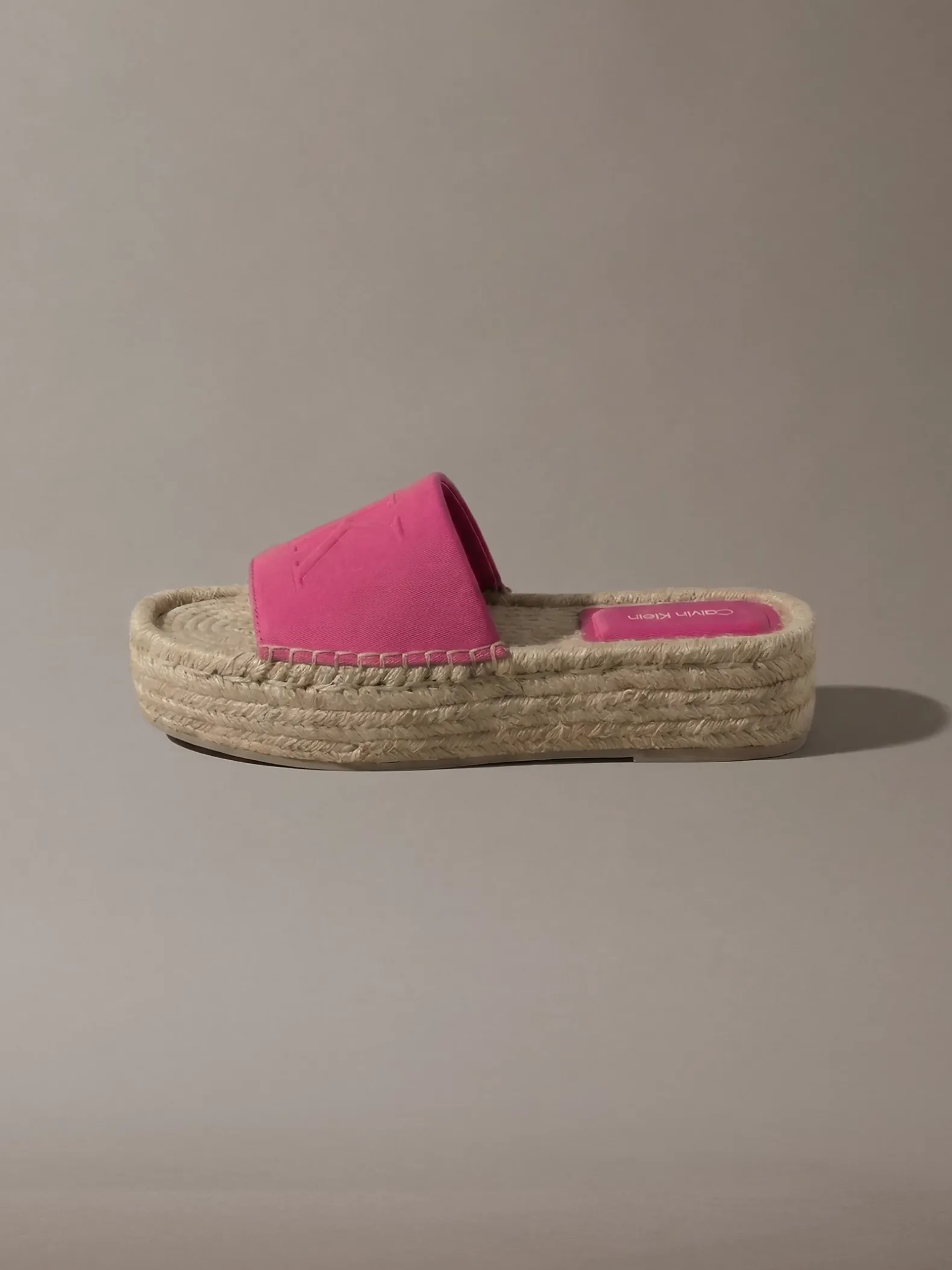 Ebeth - Espadrilles sliders met plateauzool