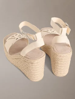 Elisabeth - Espadrilles sandalen met sleehak