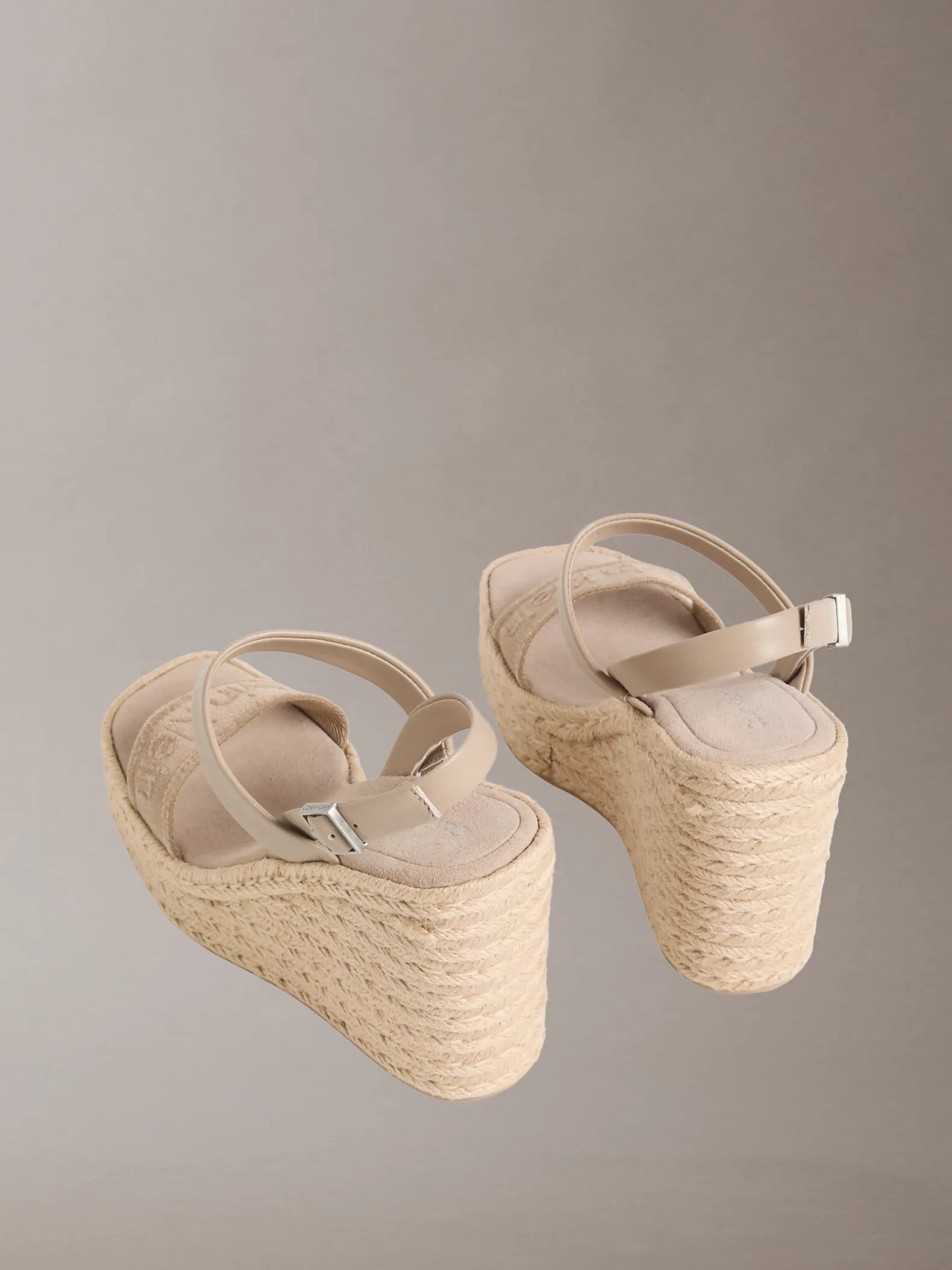 Elisabeth - Espadrilles sandalen met sleehak