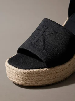 Elisabeth - Espadrilles sandalen met sleehak