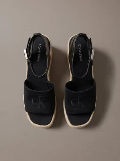 Elisabeth - Espadrilles sandalen met sleehak