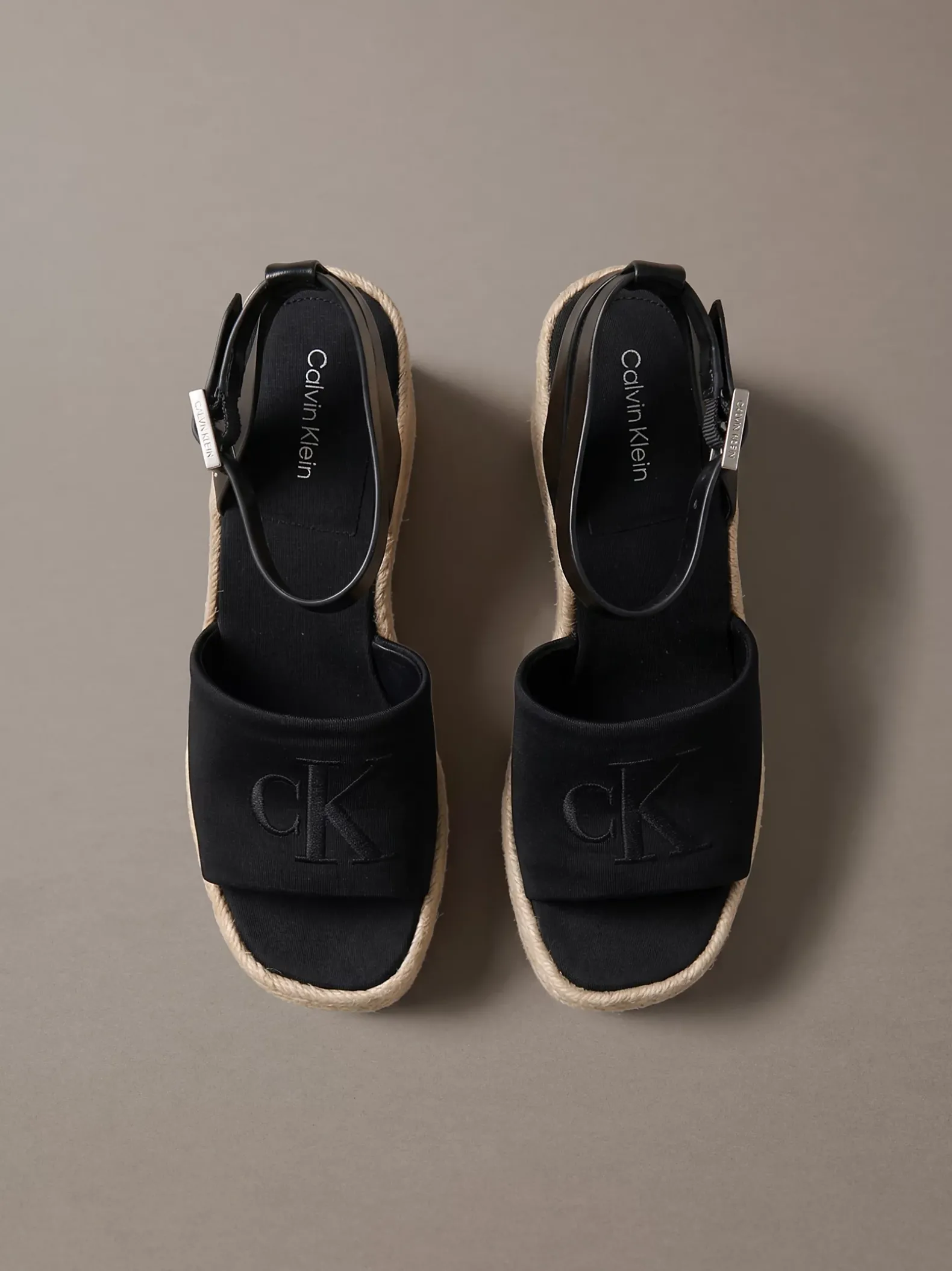 Elisabeth - Espadrilles sandalen met sleehak