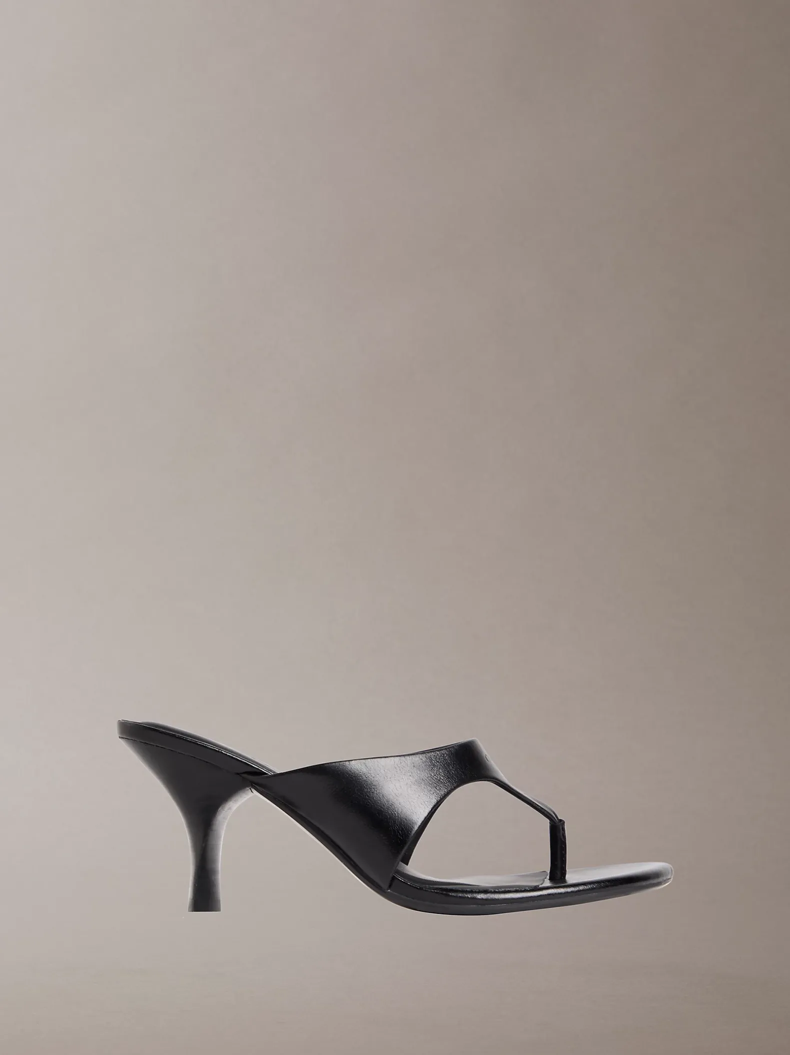 Elisa - Leren sandalen met kitten heel