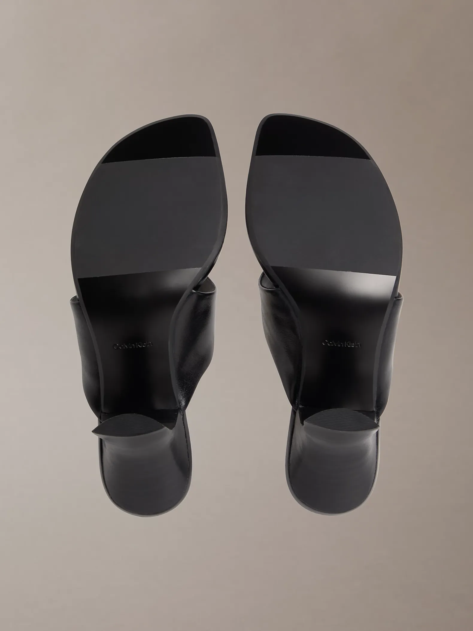 Elisa - Leren sandalen met kitten heel