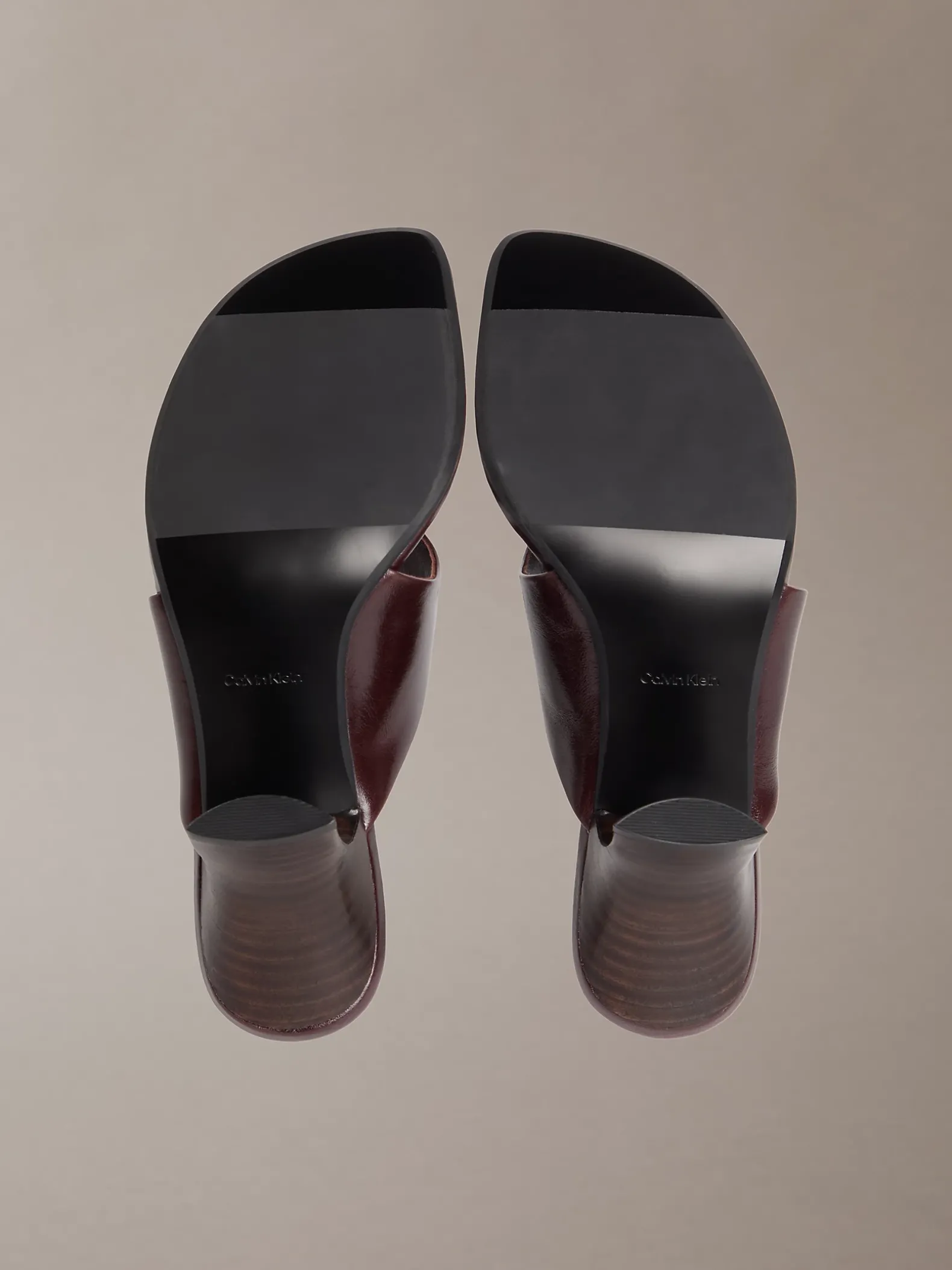 Elisa - Leren sandalen met kitten heel