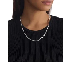 Elongated Drops roestvrijstalen ketting