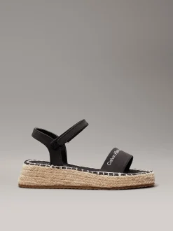 Espadrille sandalen voor kinderen met sleehak