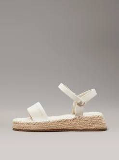 Espadrille sandalen voor kinderen met sleehak