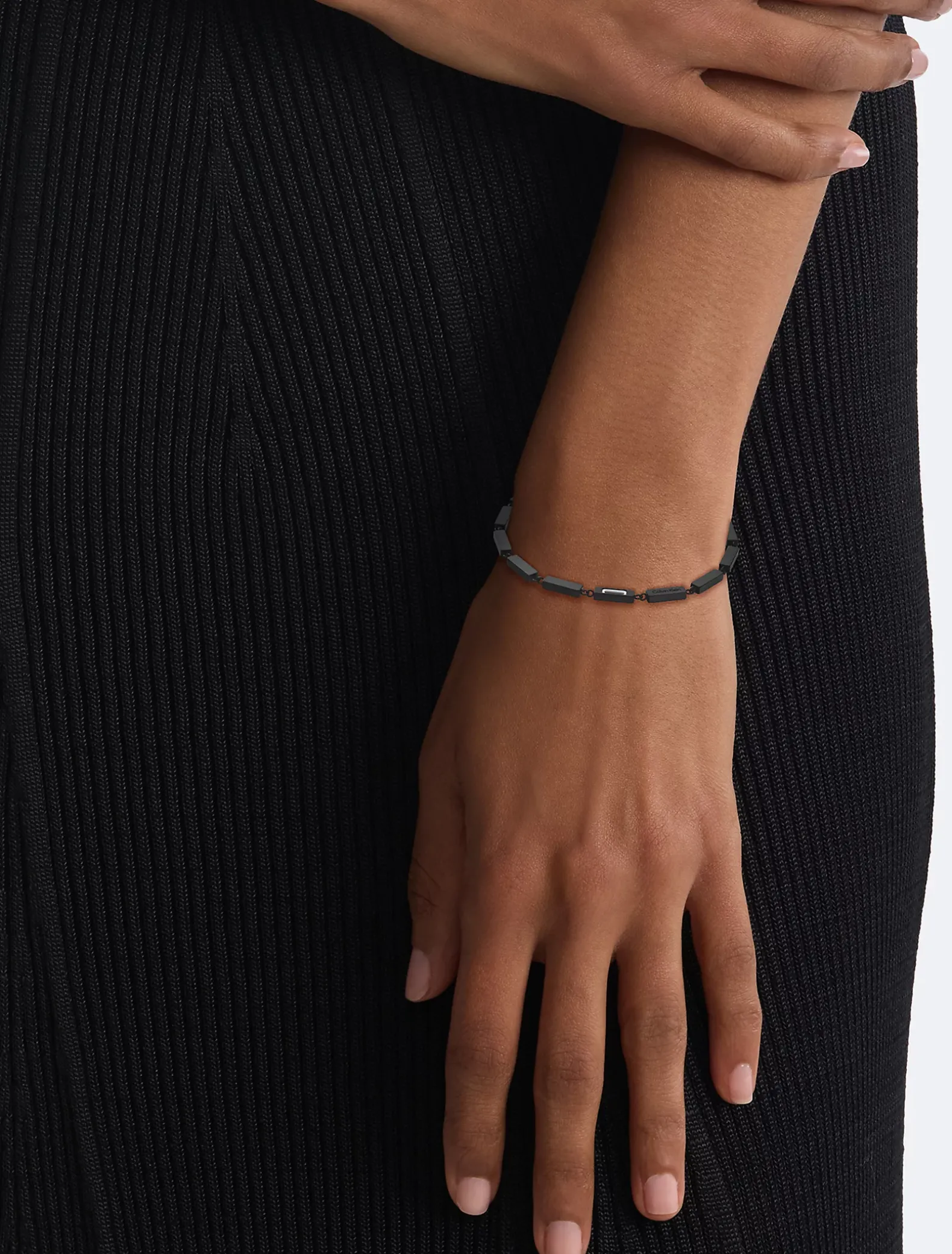 Essential Links kettingarmband met staaf