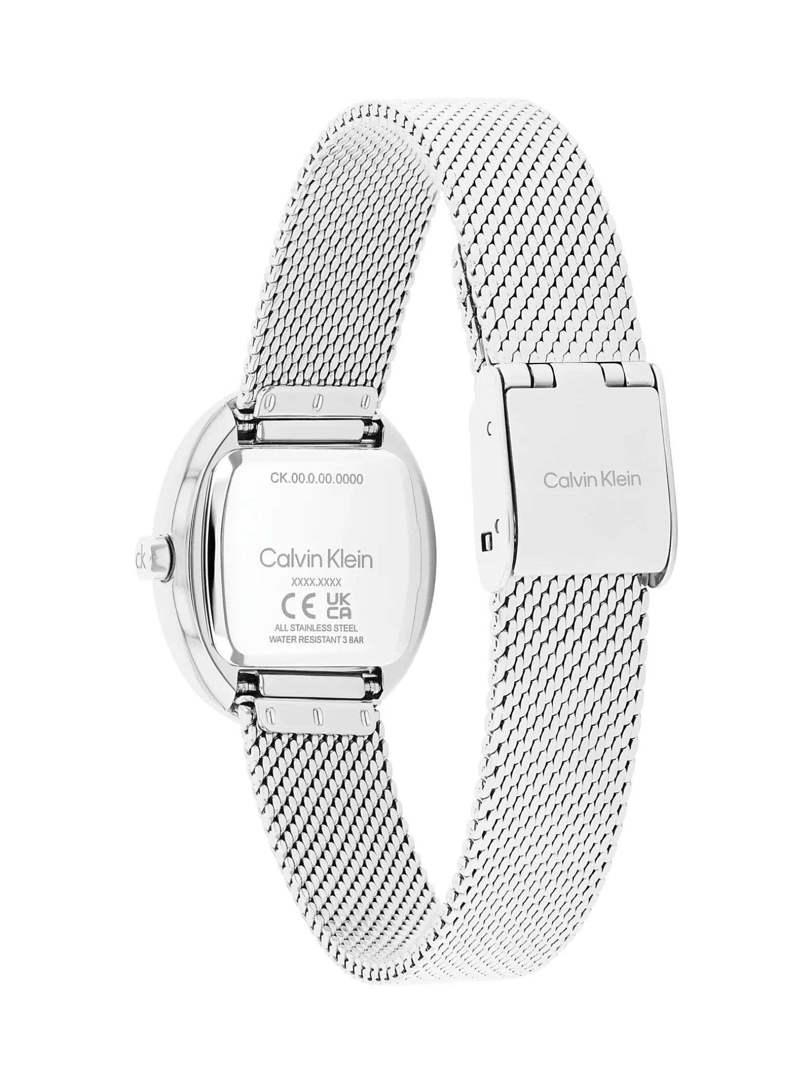 Euphoria roestvrij stalen ovale horloge