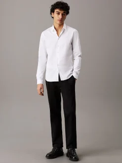 Extra slim poplin overhemd