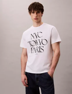 Flagship Cities grafisch T-shirt met relaxte pasvorm