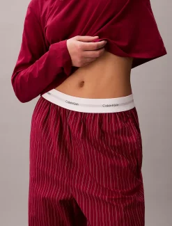 Flanellen pyjamaset