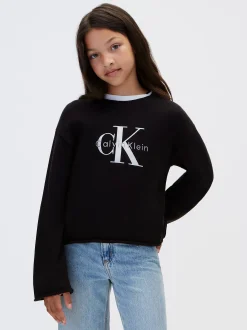 Gebreide trui met logo voor kinderen