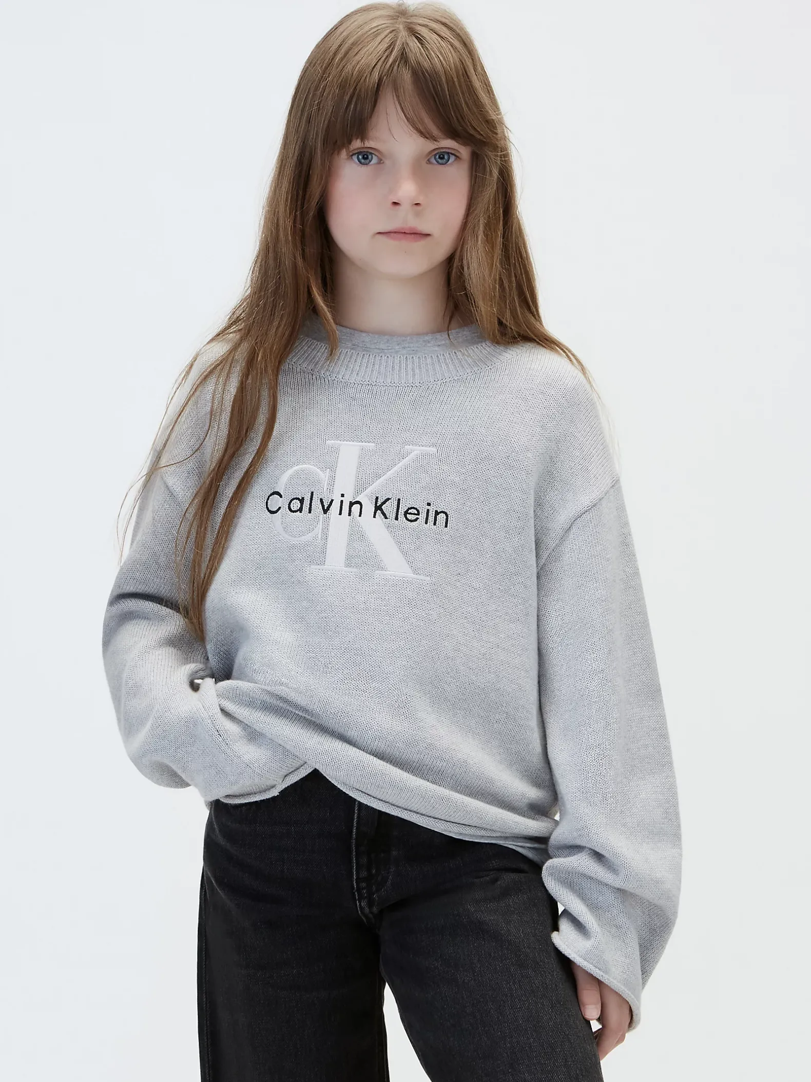 Gebreide trui met logo voor kinderen