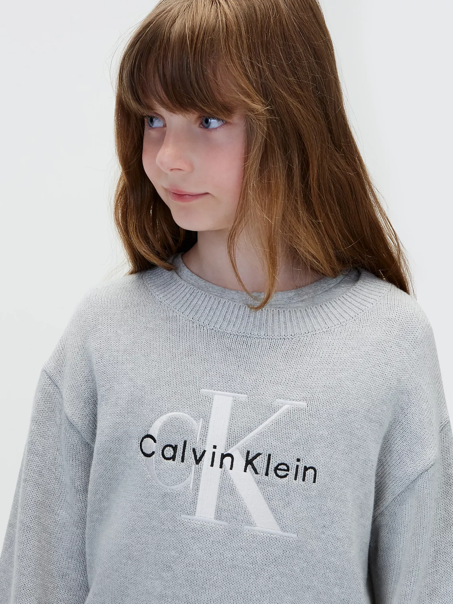 Gebreide trui met logo voor kinderen